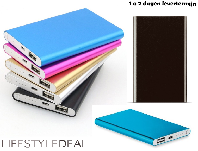 Lifestyle Deal - Powerbank Slim 5000Mah Lifestyle Deal - Powerbank Slim 5000Mah