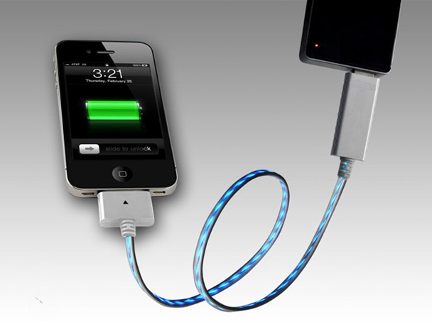 Lifestyle Deal - Powerflow Led-kabel Voor Iphone, Ipad En Ipod