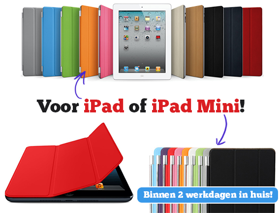 Lifestyle Deal - Pu-lederen Smart Cover Voor Ipad Of Ipad Mini Lifestyle Deal - Pu-lederen Smart Cover Voor Ipad Of Ipad Mini