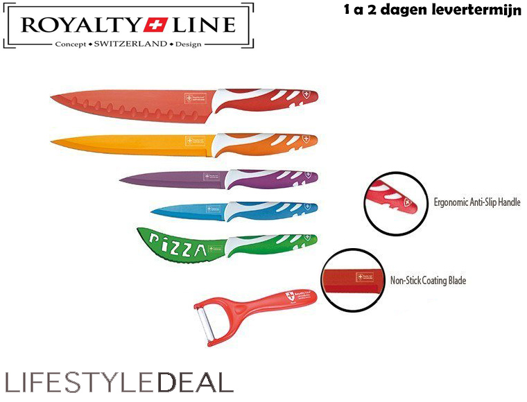 Lifestyle Deal - Royalty Line 5-Delige Messenset Lifestyle Deal - Royalty Line 5-Delige Messenset