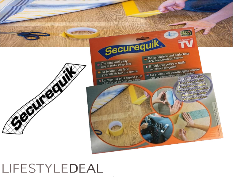 Lifestyle Deal - Secure Quik Dubbelzijdige Tape Lifestyle Deal - Secure Quik Dubbelzijdige Tape
