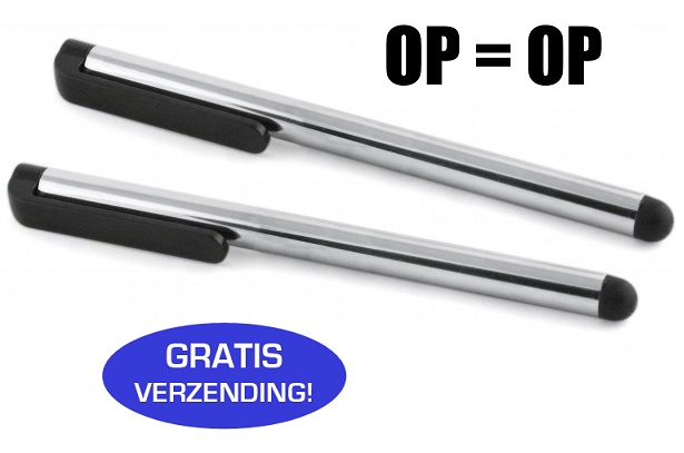 Lifestyle Deal - Set Van 2 Luxe Metalen Stylus Pennen