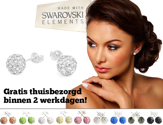 Lifestyle Deal - Shamballa Oorbellen In 12 Verschillende Kleuren Lifestyle Deal - Shamballa Oorbellen In 12 Verschillende Kleuren