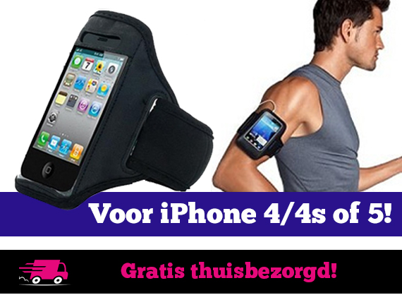 Lifestyle Deal - Sportarmband Voor De Iphone 4/4S Of 5 Lifestyle Deal - Sportarmband Voor De Iphone 4/4S Of 5