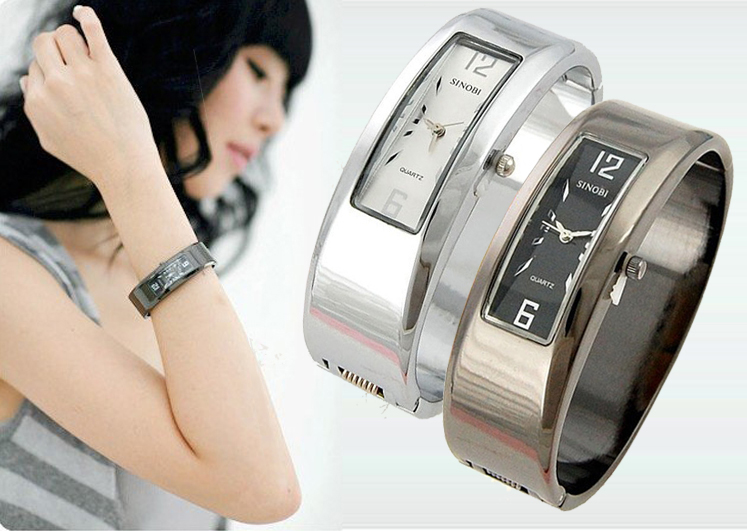 Lifestyle Deal - Stijlvol Armbandhorloge In Zwart Of Wit Lifestyle Deal - Stijlvol Armbandhorloge In Zwart Of Wit