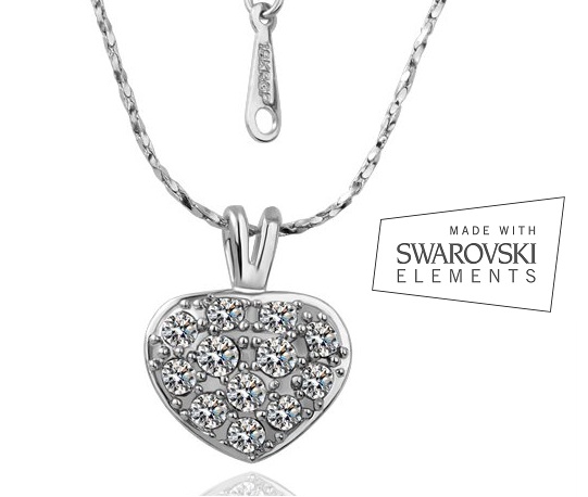 Lifestyle Deal - Stijlvol Collier Met Swarovski Elements Hart