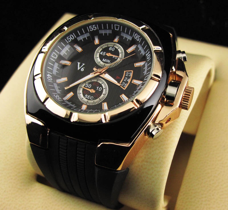 Lifestyle Deal - Stijlvol V6 Herenhorloge In Zilver Of Goud Lifestyle Deal - Stijlvol V6 Herenhorloge In Zilver Of Goud