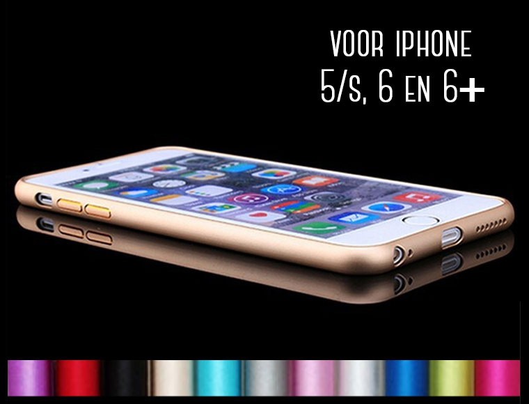 Lifestyle Deal - Stijlvolle En Sterke Iphone Bumper In 7 Kleuren