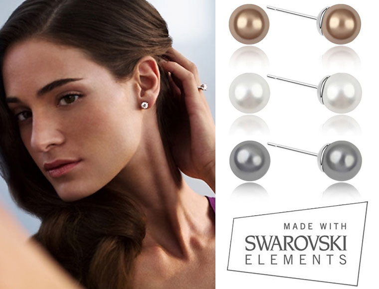 Lifestyle Deal - Stijlvolle Oorbellen Met Swarovski Parels Lifestyle Deal - Stijlvolle Oorbellen Met Swarovski Parels