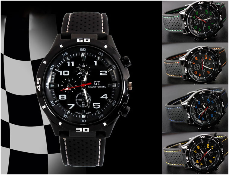 Lifestyle Deal - Stoer Gt Sport Horloge In 6 Kleuren Lifestyle Deal - Stoer Gt Sport Horloge In 6 Kleuren