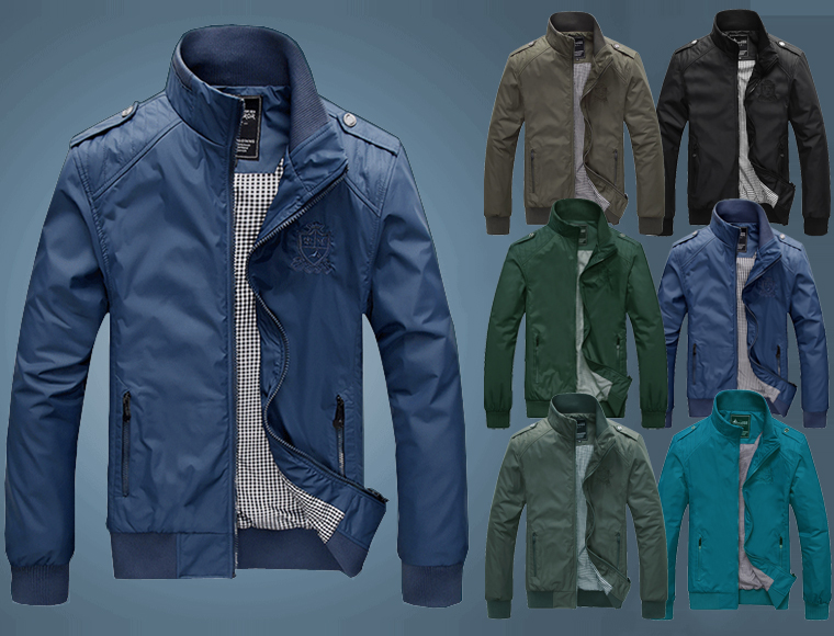 Lifestyle Deal - Stoer Najaars-jack In 6 Verschillende Kleuren Lifestyle Deal - Stoer Najaars-jack In 6 Verschillende Kleuren