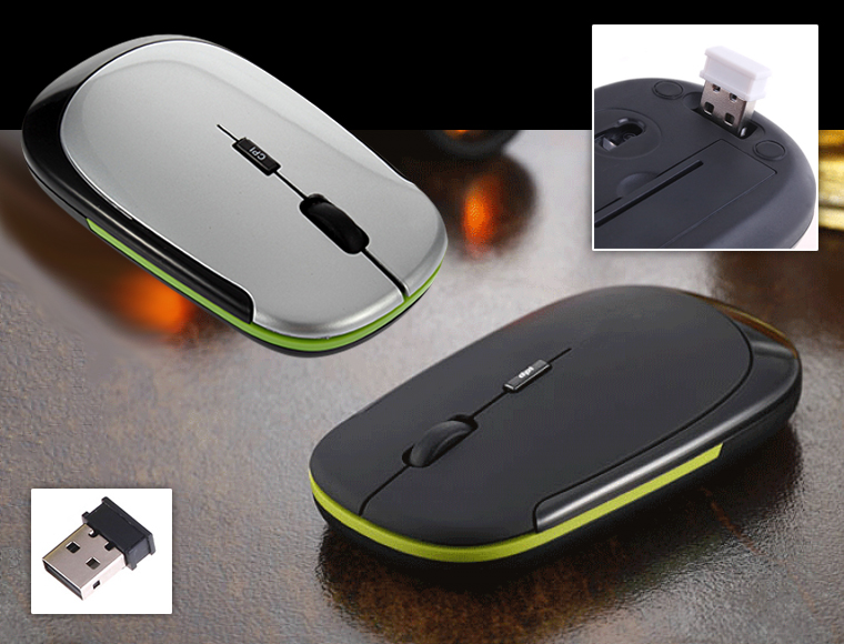 Lifestyle Deal - Supercompacte Draadloze Optische Muis In Zilver Of Zwart Lifestyle Deal - Supercompacte Draadloze Optische Muis In Zilver Of Zwart