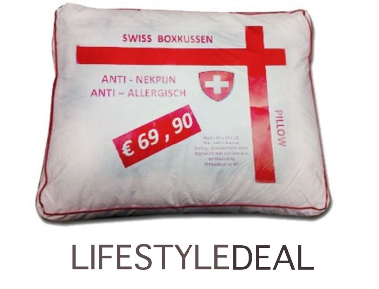 Lifestyle Deal - Swiss Kwaliteit Kussen Lifestyle Deal - Swiss Kwaliteit Kussen
