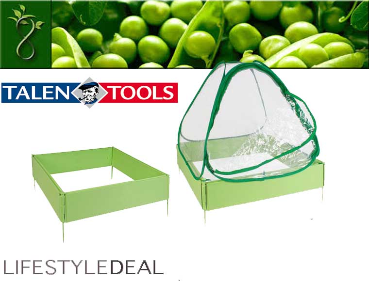 Lifestyle Deal - Thalen Tools Moestuin + Beschermkap' + Gratis Tuinsproeier