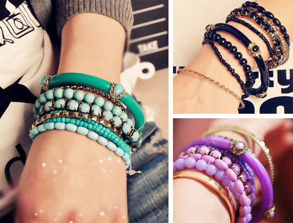 Lifestyle Deal - Trendy Armbandenset In Drie Kleuren: De Zomer-musthave!