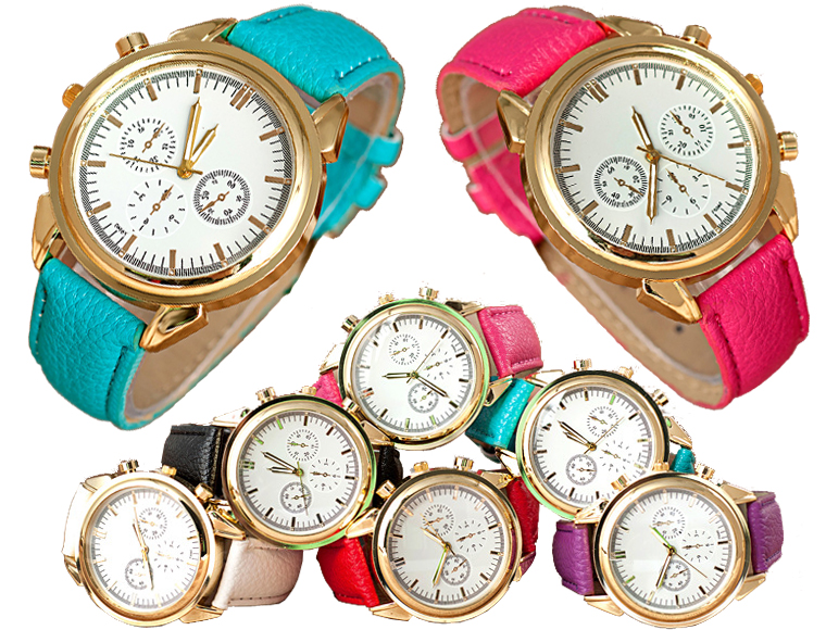 Lifestyle Deal - Trendy Horloge In 6 Zomers Kleuren