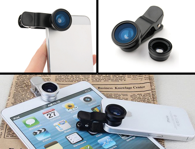Lifestyle Deal - Universele 3-In-1-lens Voor Alle Smartphones En Tablets Lifestyle Deal - Universele 3-In-1-lens Voor Alle Smartphones En Tablets