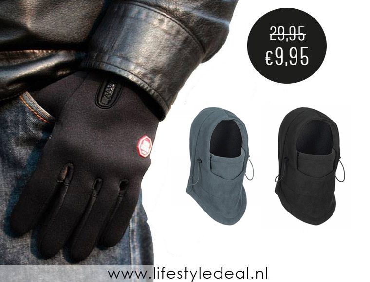 Lifestyle Deal - Winddichte Muts Of Thermo Handschoen