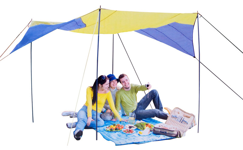 Lifestyle Deal - Zonnescherm 6-Hoekig (4,5X4,5M)