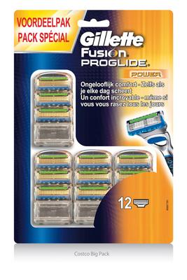 Wehkamp Daybreaker - Gillette Fusion Proglide Power Scheermes Voordeelverpakking – 12 Stuks