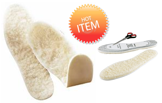 Marge Deals - 2 Paar Luxe Wollen Inlegzolen Marge Deals - 2 Paar Luxe Wollen Inlegzolen