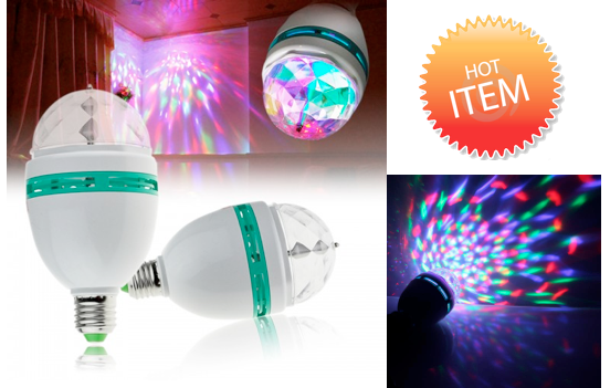 Marge Deals - 2X Led Full Color Rotation Lamp Marge Deals - 2X Led Full Color Rotation Lamp