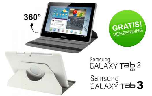 Marge Deals - 360 Rotatie Case Voor De Galaxy Tab 2 Of 3