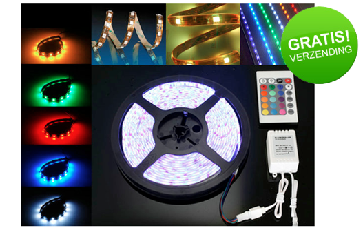 Marge Deals - 5 Meter Led Strip Verlichting Marge Deals - 5 Meter Led Strip Verlichting
