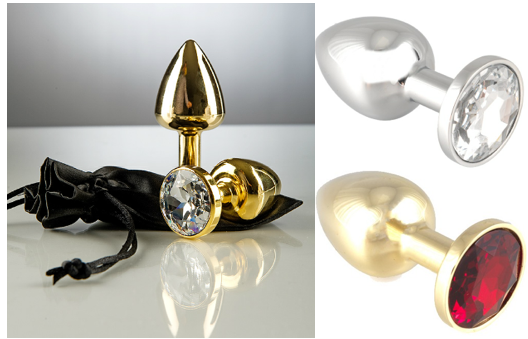 Marge Deals - 50 Tinten Gold Or Silver Metal Buttplug Marge Deals - 50 Tinten Gold Or Silver Metal Buttplug