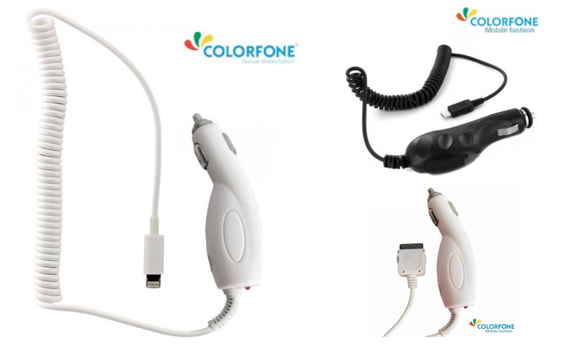 Marge Deals - Autoladers Voor Iphone 4, 5S, 6, 6+ Of Micro Usb Marge Deals - Autoladers Voor Iphone 4, 5S, 6, 6+ Of Micro Usb