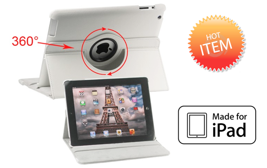 Marge Deals - Ipad 2,3,4 Rotatie Case Marge Deals - Ipad 2,3,4 Rotatie Case