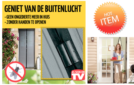 Marge Deals - Magnetisch Zelfsluitend Vliegengordijn Marge Deals - Magnetisch Zelfsluitend Vliegengordijn