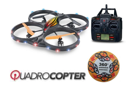 Marge Deals - Quadcopter 2.4Ghz Met Camera En Lights