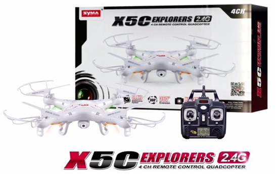 Marge Deals - Syma Quadcopter X5c Explorers 2,4G Marge Deals - Syma Quadcopter X5c Explorers 2,4G