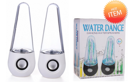 Marge Deals - Water Dance Speakers Zwart Of Wit Marge Deals - Water Dance Speakers Zwart Of Wit