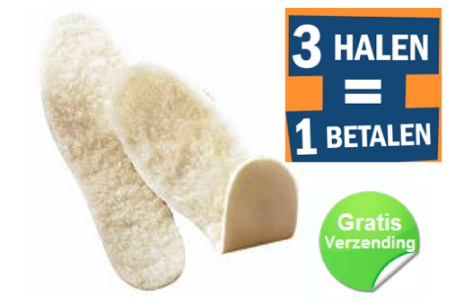 Marge Deals - Wollen Inlegzolen 3=1 Marge Deals - Wollen Inlegzolen 3=1