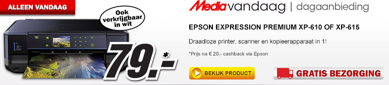 Media Markt - EPSON Expression Premium XP-610 of XP-615 Media Markt - EPSON Expression Premium XP-610 of XP-615