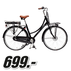 Media Markt - GRÃNBERG E-TIMES CLASSIC E-BIKE ZWART