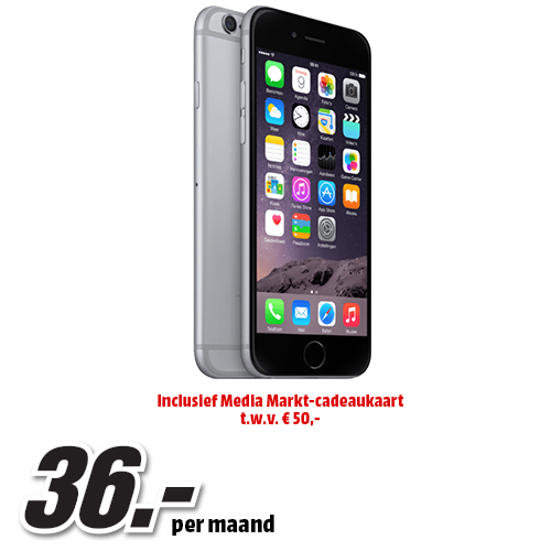 Media Markt - iPhone 6 abonnement