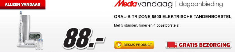 Media Markt - ORAL B Trizone 5500 elektrische tandenborstel Media Markt - ORAL B Trizone 5500 elektrische tandenborstel