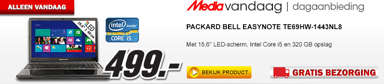 Media Markt - PACKARD BELL EasyNote TE69HW-1443NL8 Media Markt - PACKARD BELL EasyNote TE69HW-1443NL8