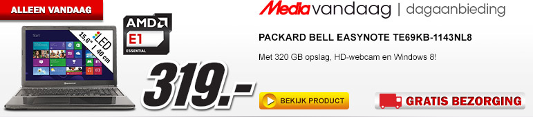 Media Markt - PACKARD BELL EasyNote TE69KB-1143NL8 Media Markt - PACKARD BELL EasyNote TE69KB-1143NL8