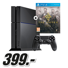 Media Markt - PS4 500GB + THE ORDER 1886 Media Markt - PS4 500GB + THE ORDER 1886