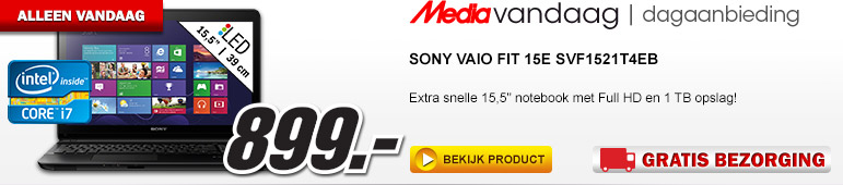 Media Markt - SONY Vaio Fit 15E SVF1521T4EB Media Markt - SONY Vaio Fit 15E SVF1521T4EB