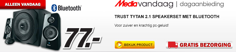 Media Markt - TRUST Tytan 2.1 Speakerset met Bluetooth Media Markt - TRUST Tytan 2.1 Speakerset met Bluetooth