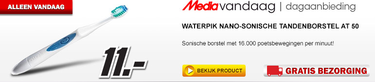Media Markt - WATERPIK nano-sonische tandenborstel AT 50 Media Markt - WATERPIK nano-sonische tandenborstel AT 50