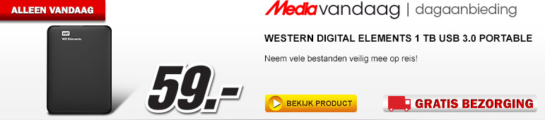 Media Markt - WESTERN DIGITAL Elements 1 TB USB 3.0 Portable