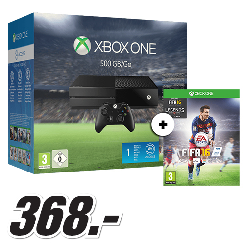 Media Markt - XBOX ONE 500 GB FIFA 16 BUNDEL
