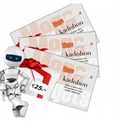 Mega Gadgets - Cadeaubon € 25 Mega Gadgets - Cadeaubon € 25