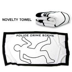 Mega Gadgets - Crime Scene Towel Mega Gadgets - Crime Scene Towel